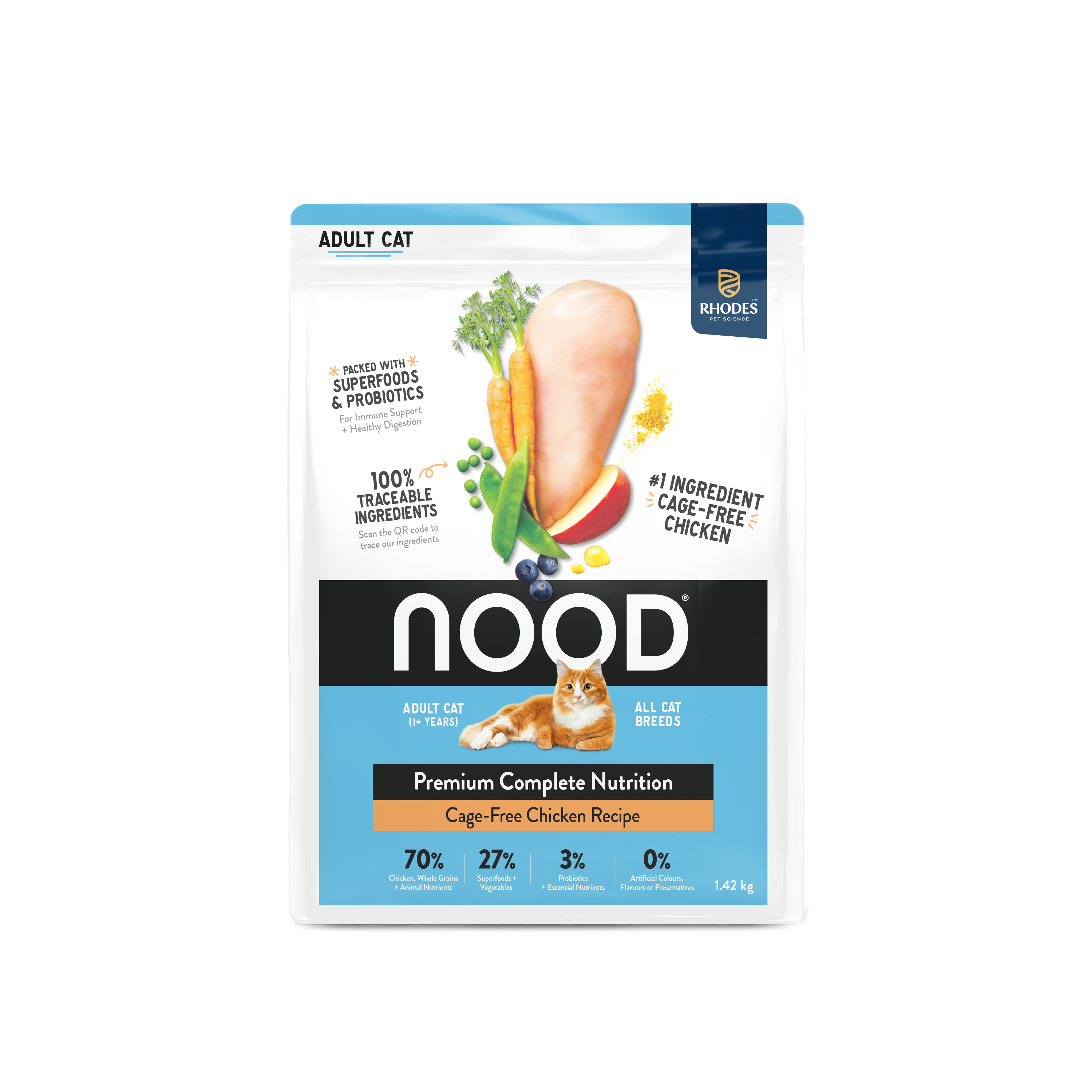 Dry Cat Cage Free Chicken Recipe with Superfoods